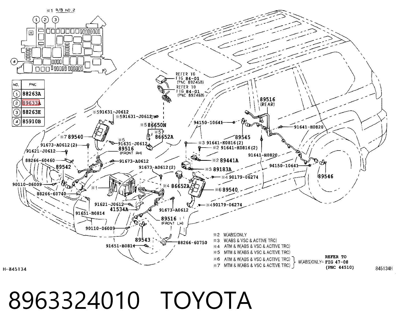 8963324010 Toyota 