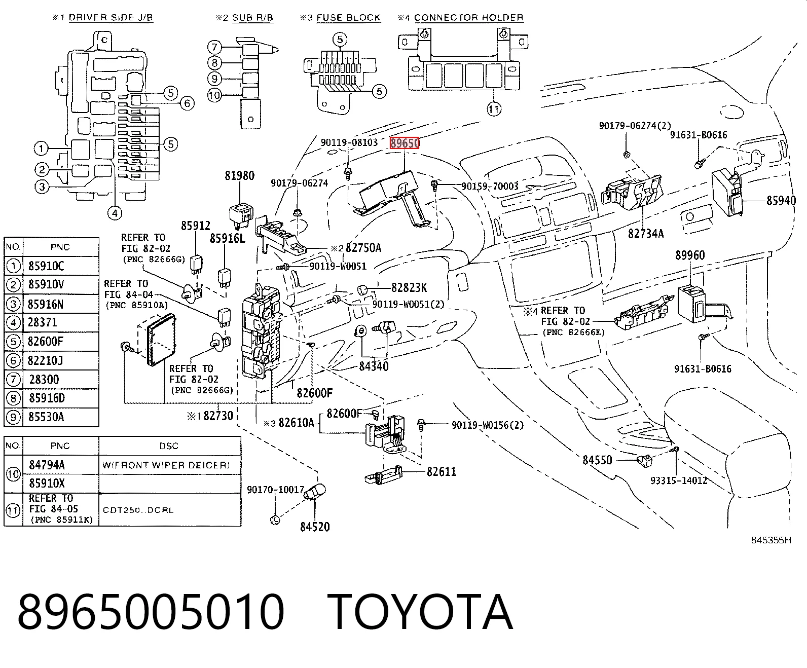 8965005010 Toyota Блок управління електропідсилювача керма