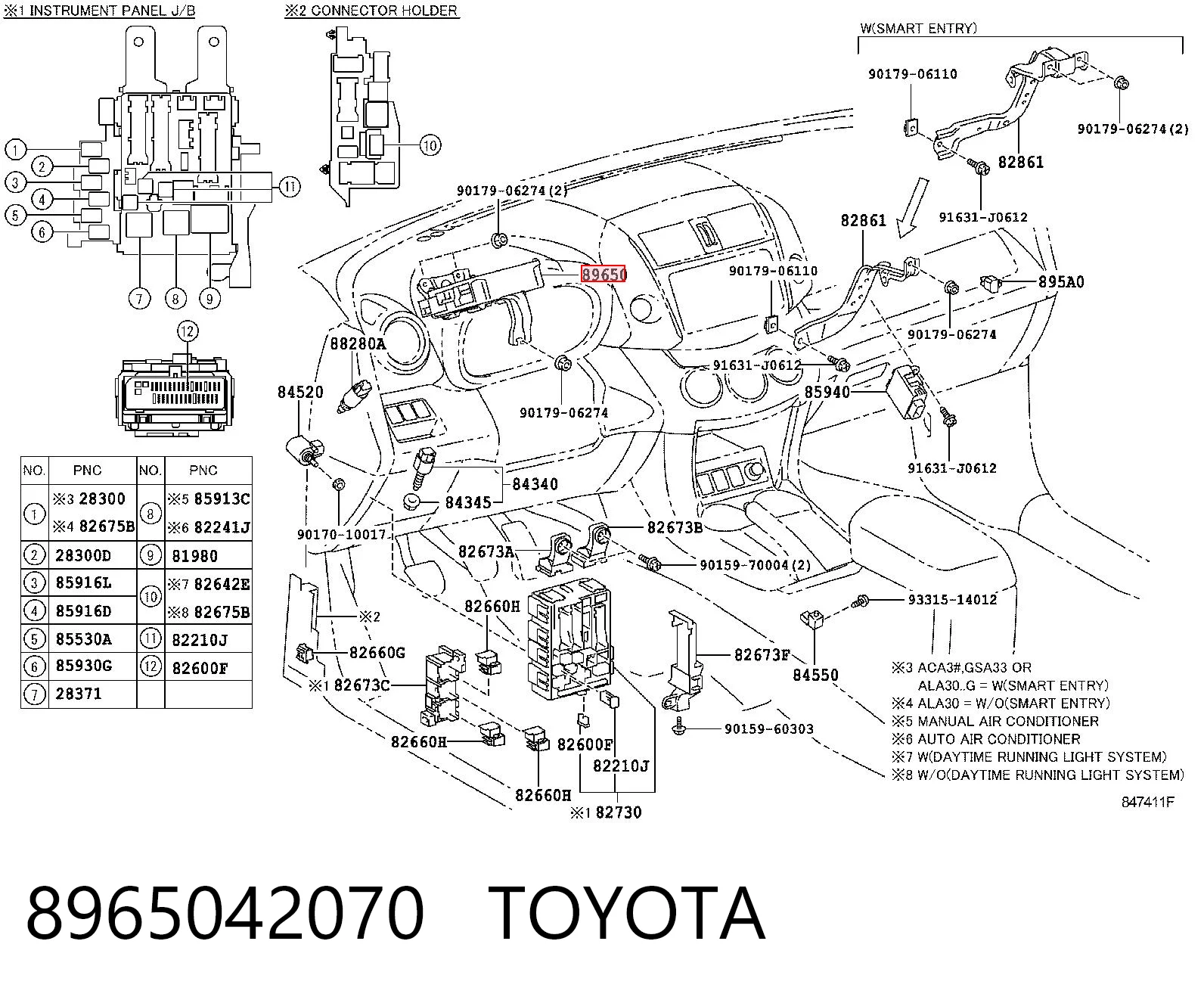 8965042070 Toyota Блок керування електропідсилювача керма