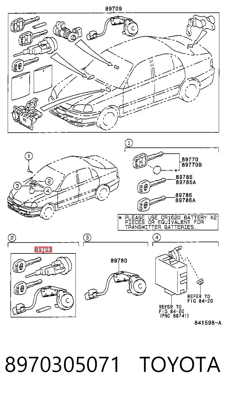 8970305071 Toyota