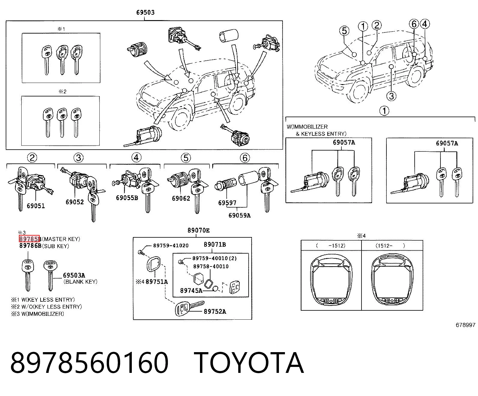 8978560160 Toyota 