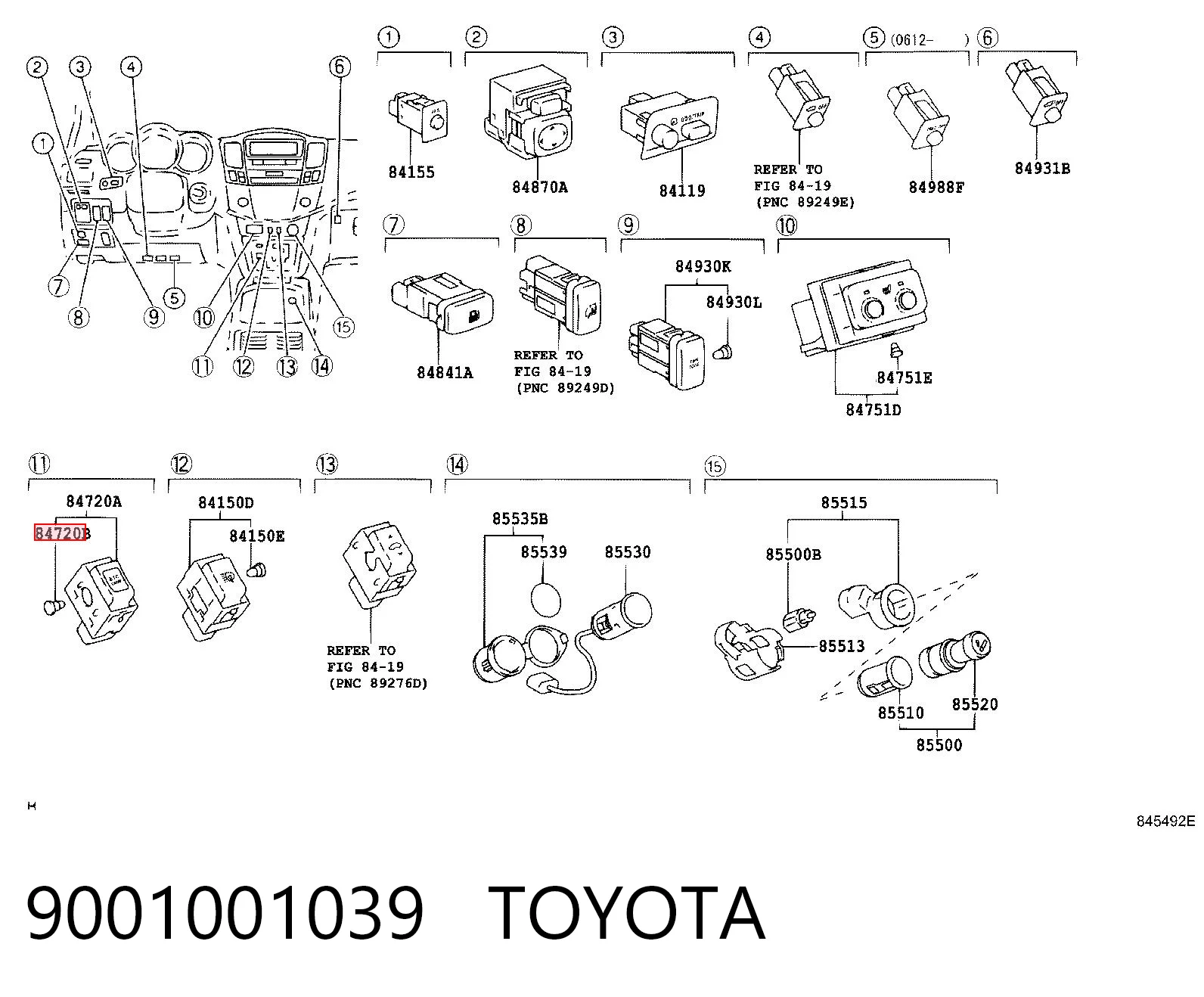 9001001039 Toyota