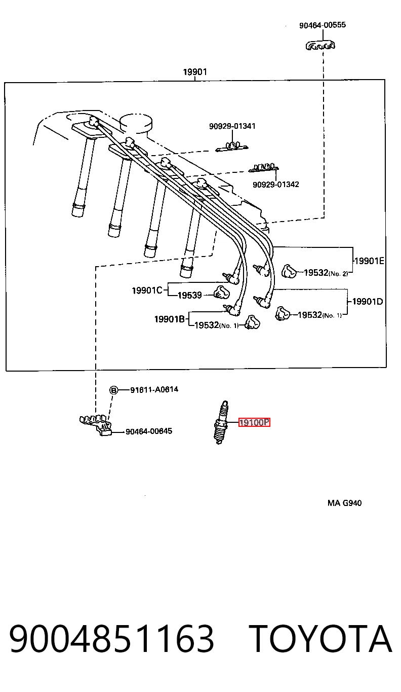 Свічки запалювання 68304022AA Chrysler
