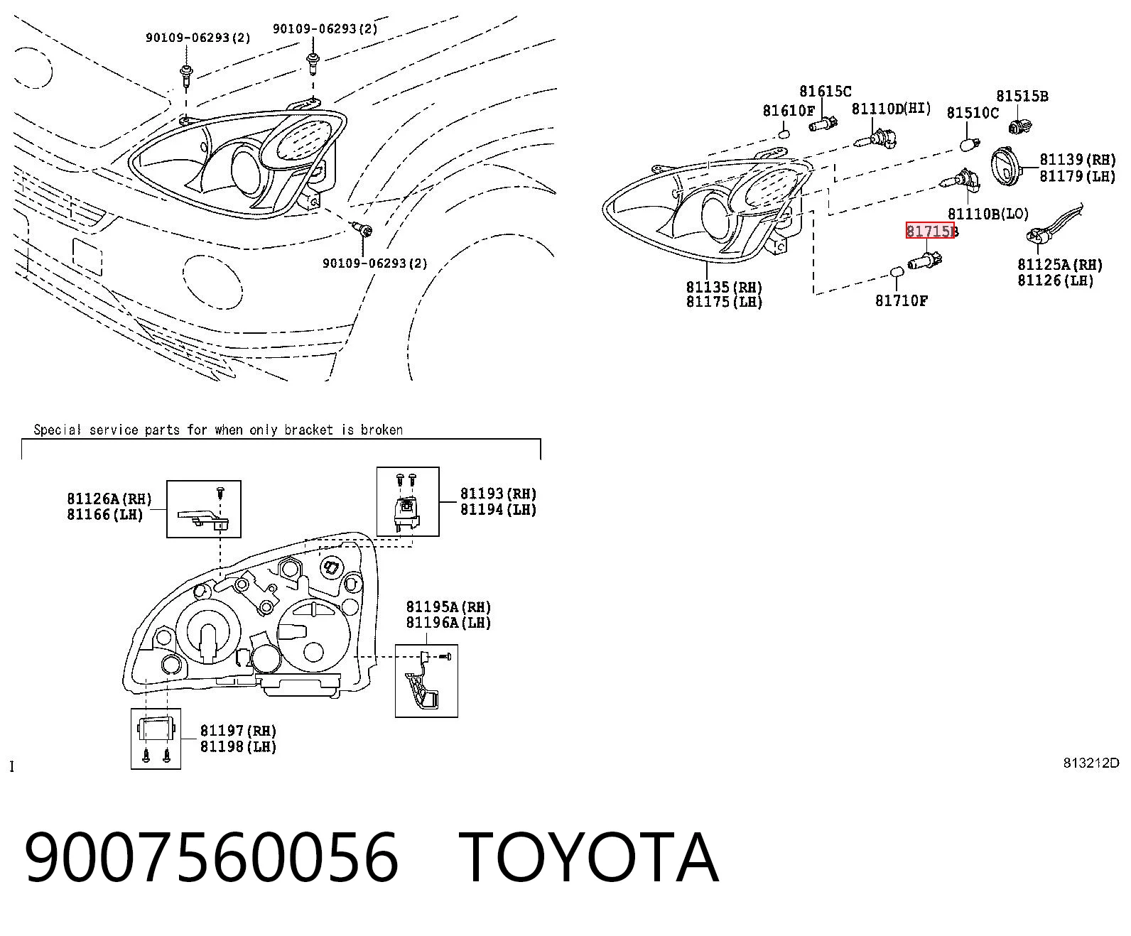 9007560056 Toyota 