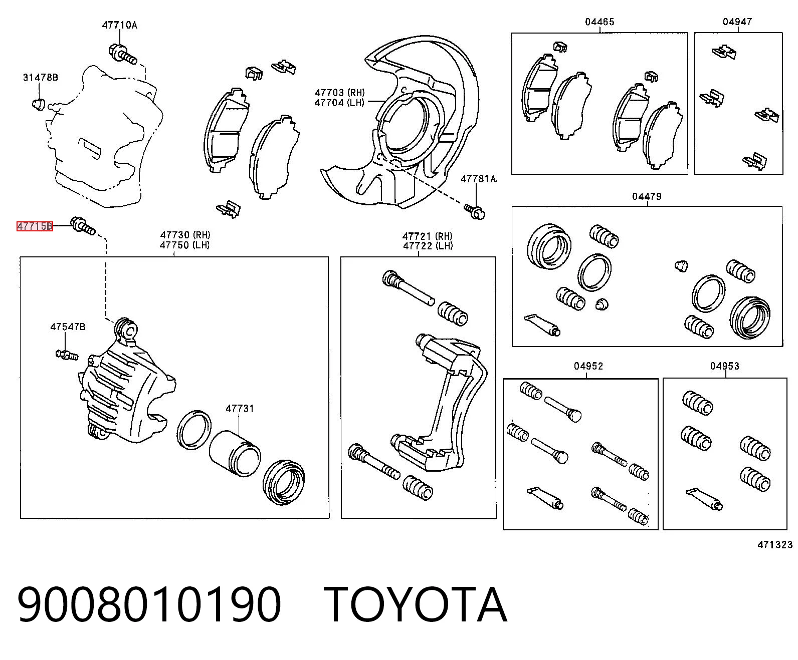 9008010190 Toyota