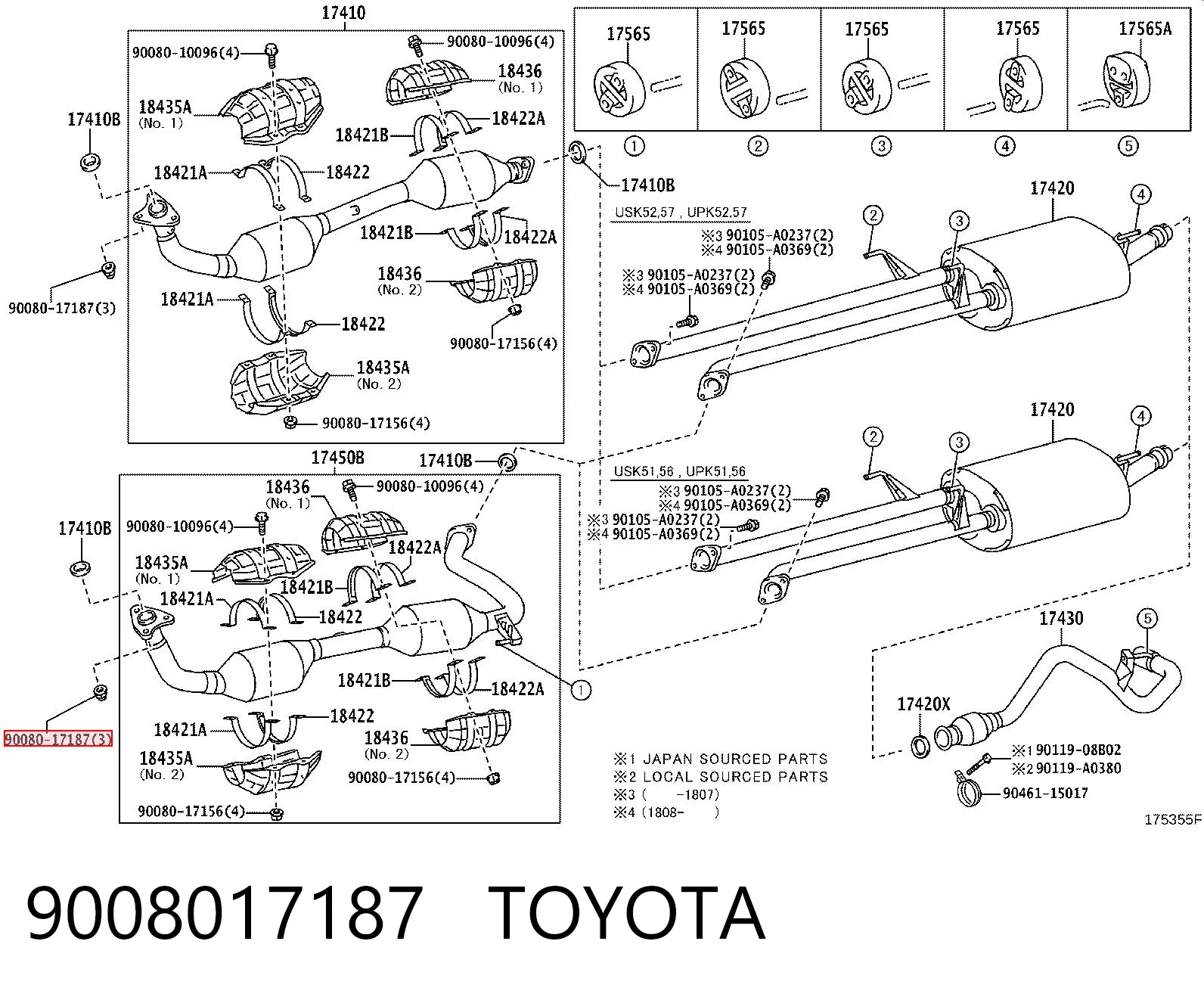 9008017187 Toyota 