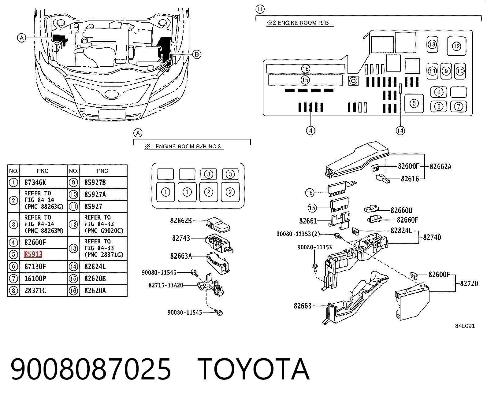 9008087025 Toyota 