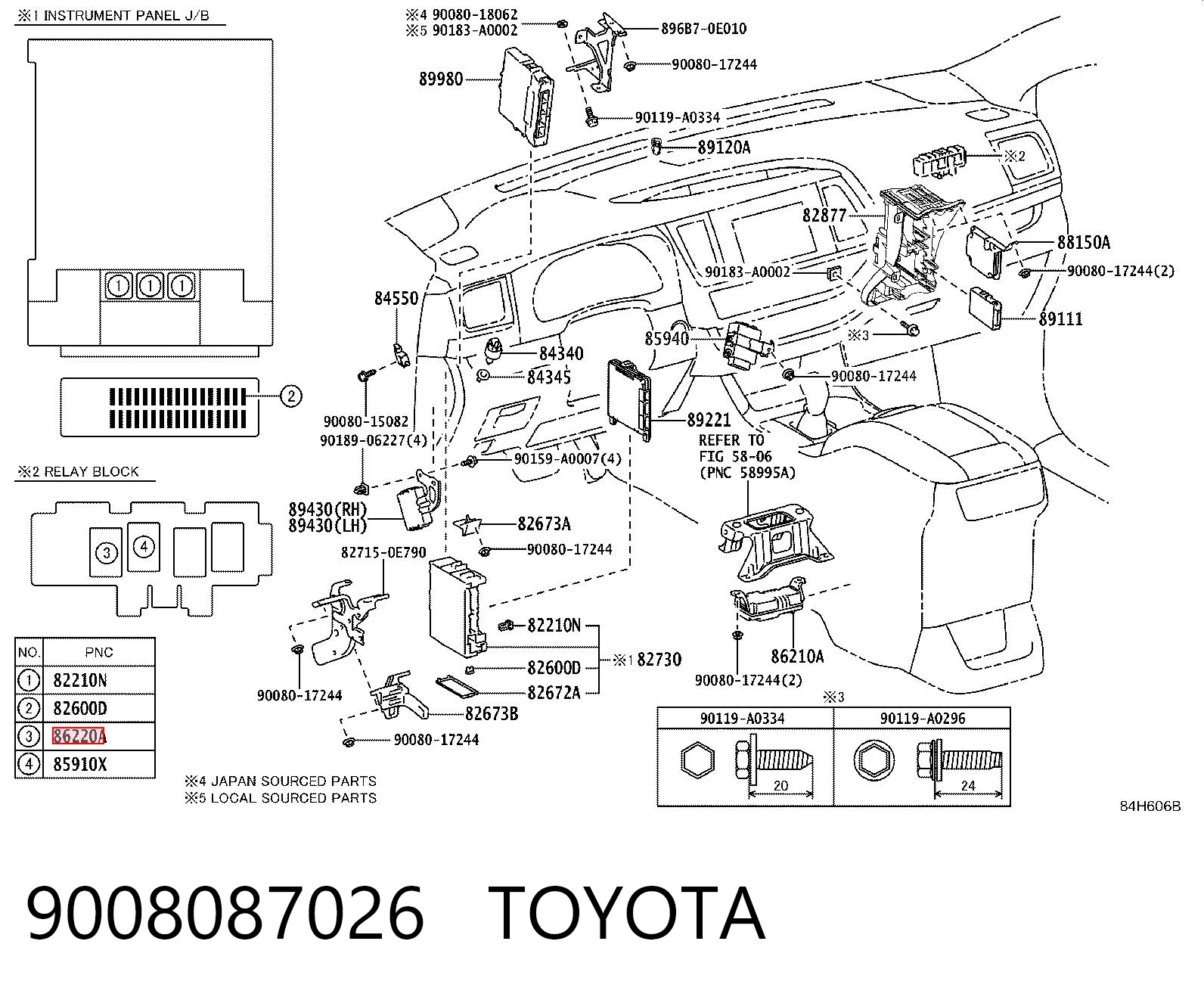 9008087026 Toyota Реле стартера