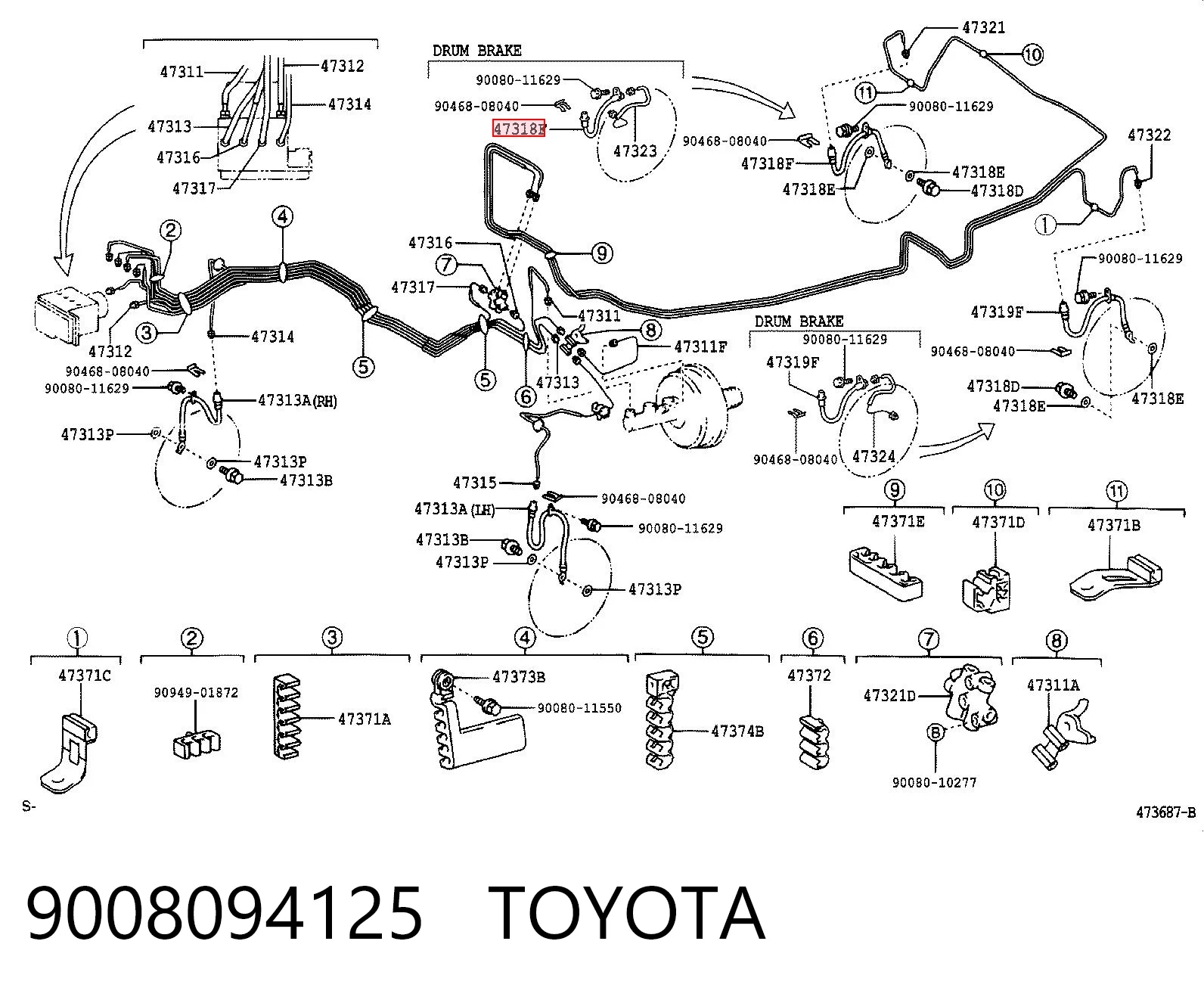 9008094125 Toyota 