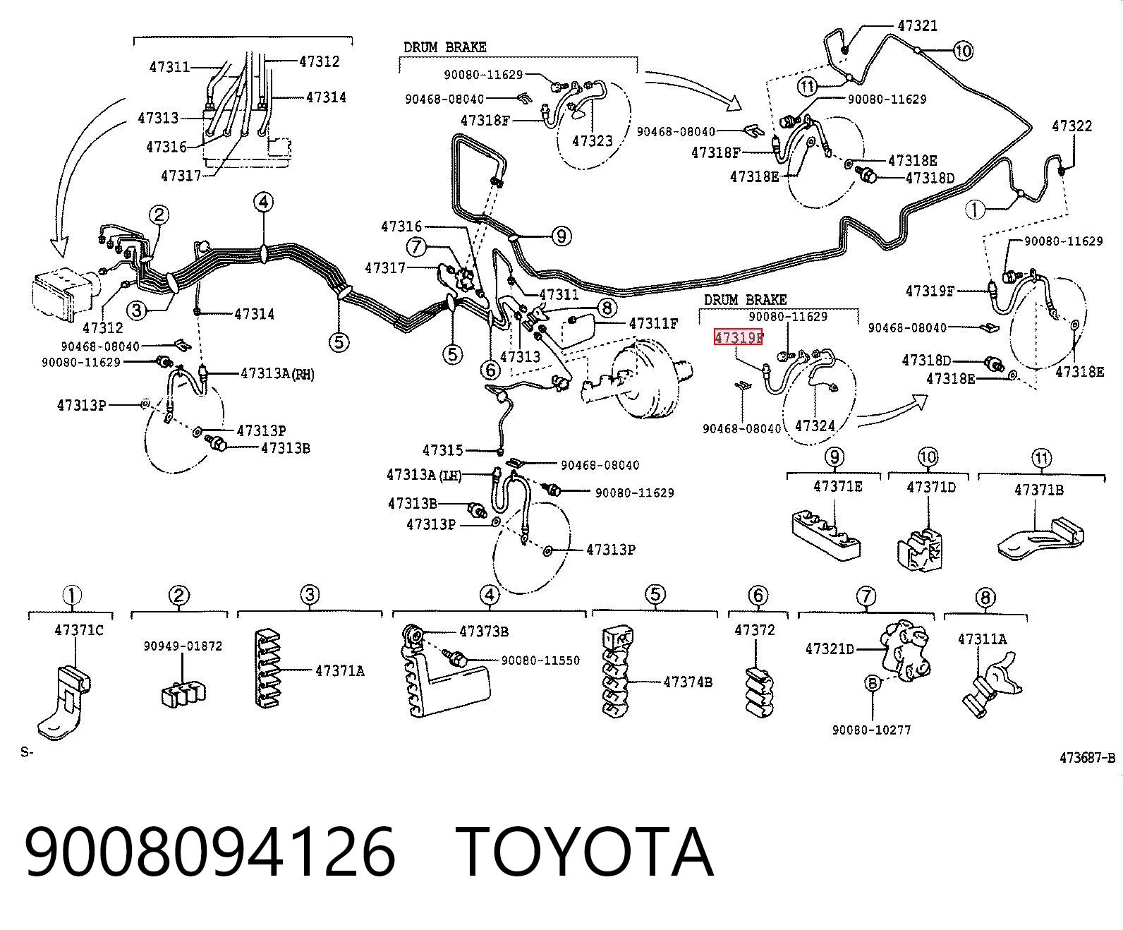 9008094126 Toyota 