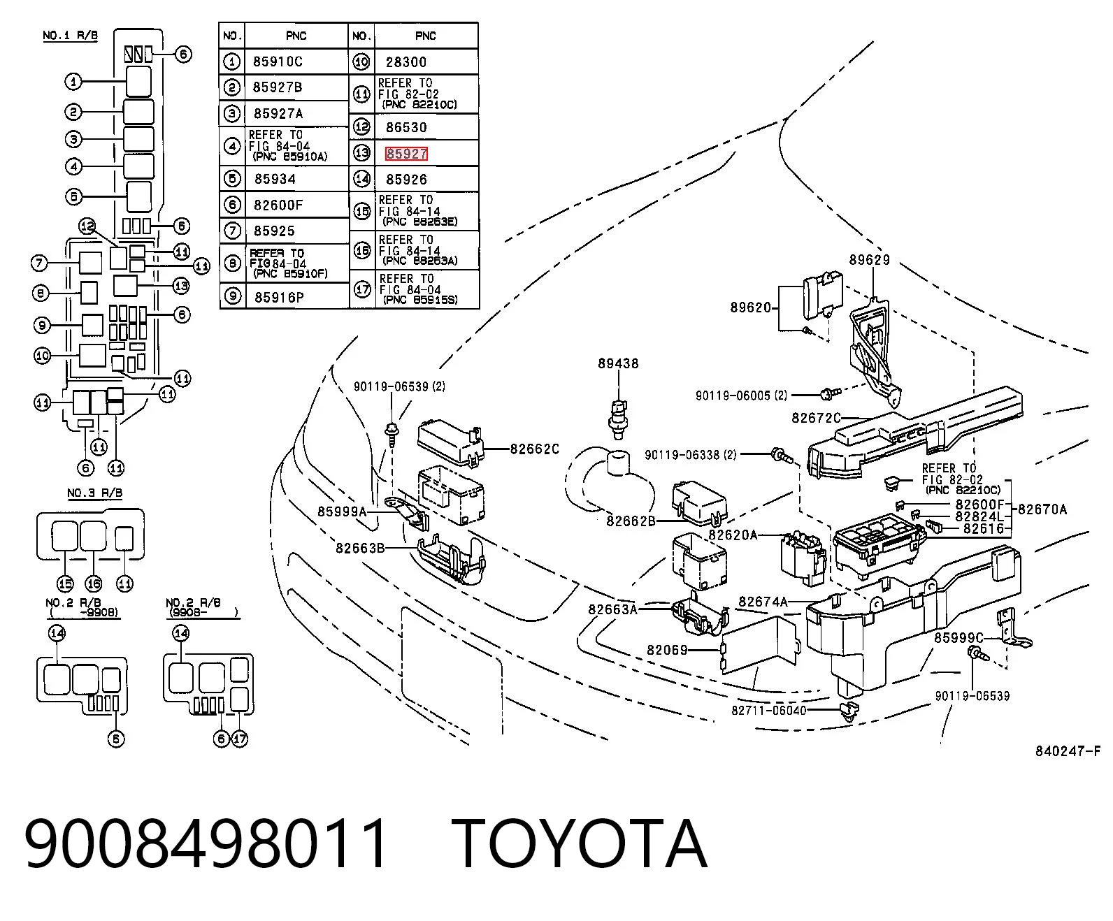 Реле вентилятора Lexus IS седан (E2) (2005 - 2013) ціна, від 2.53 USD