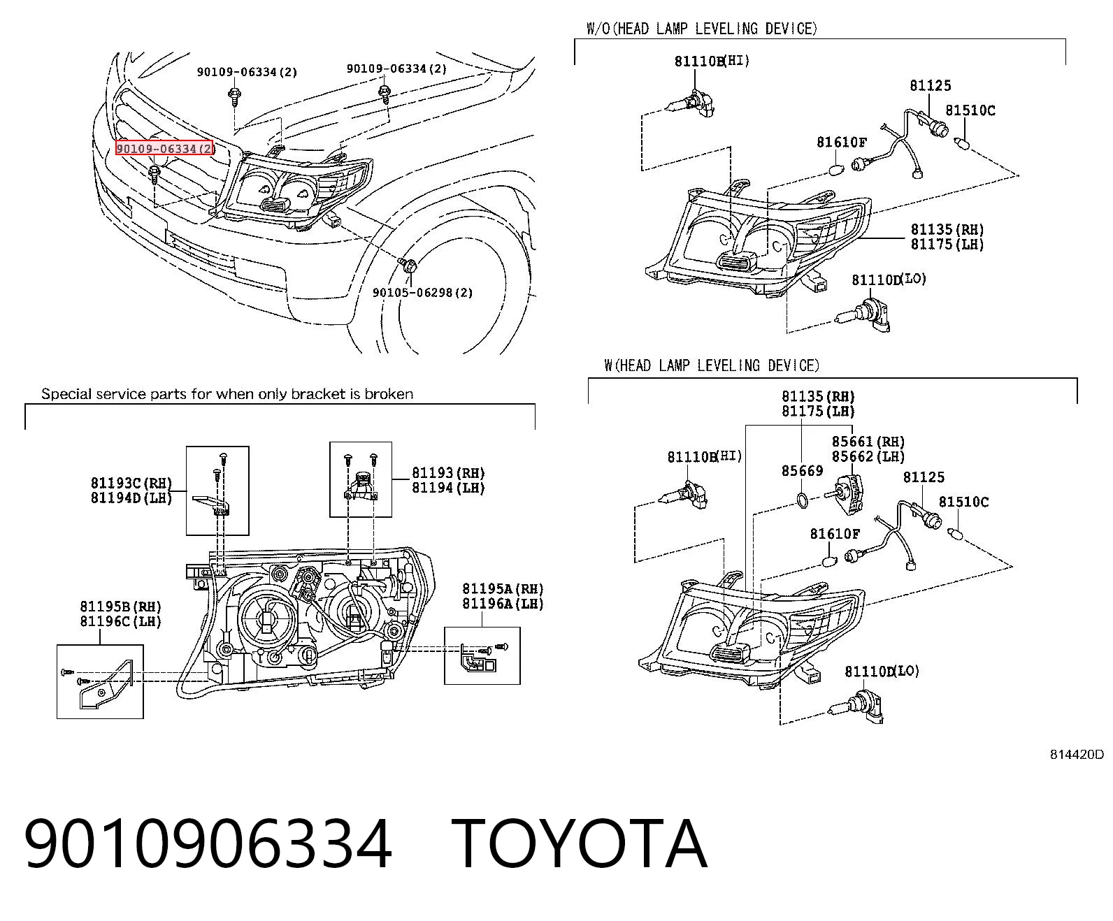 9010906334 Toyota