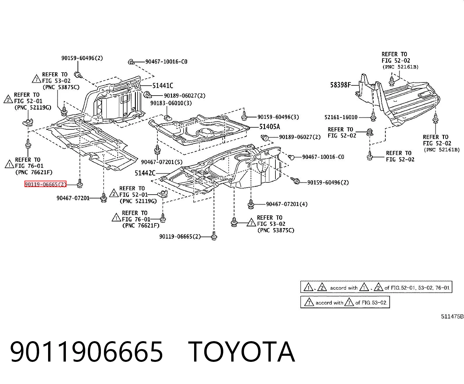 Захист бампера переднього, правий 6001549323 Lada