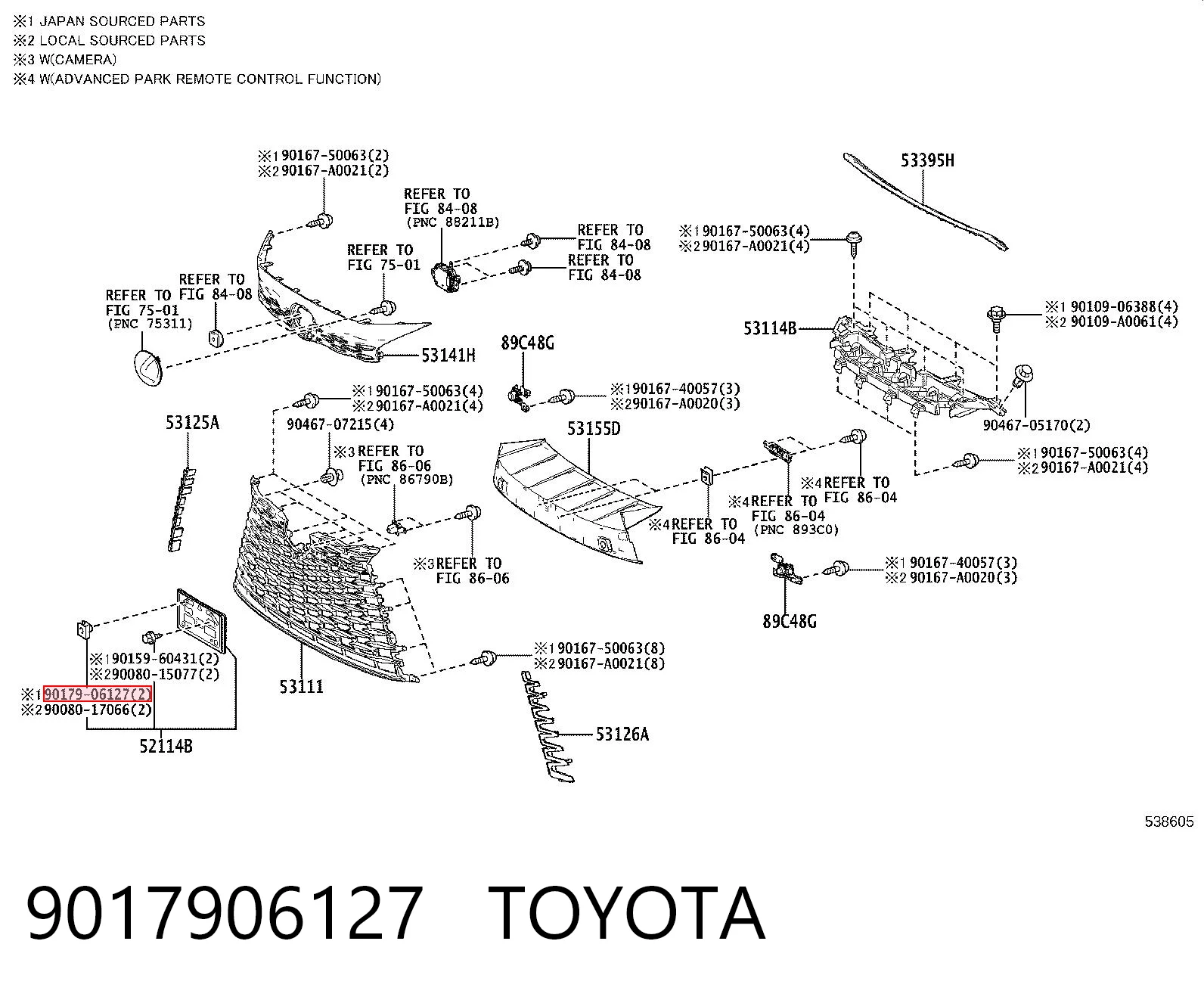 9017906127 Toyota 