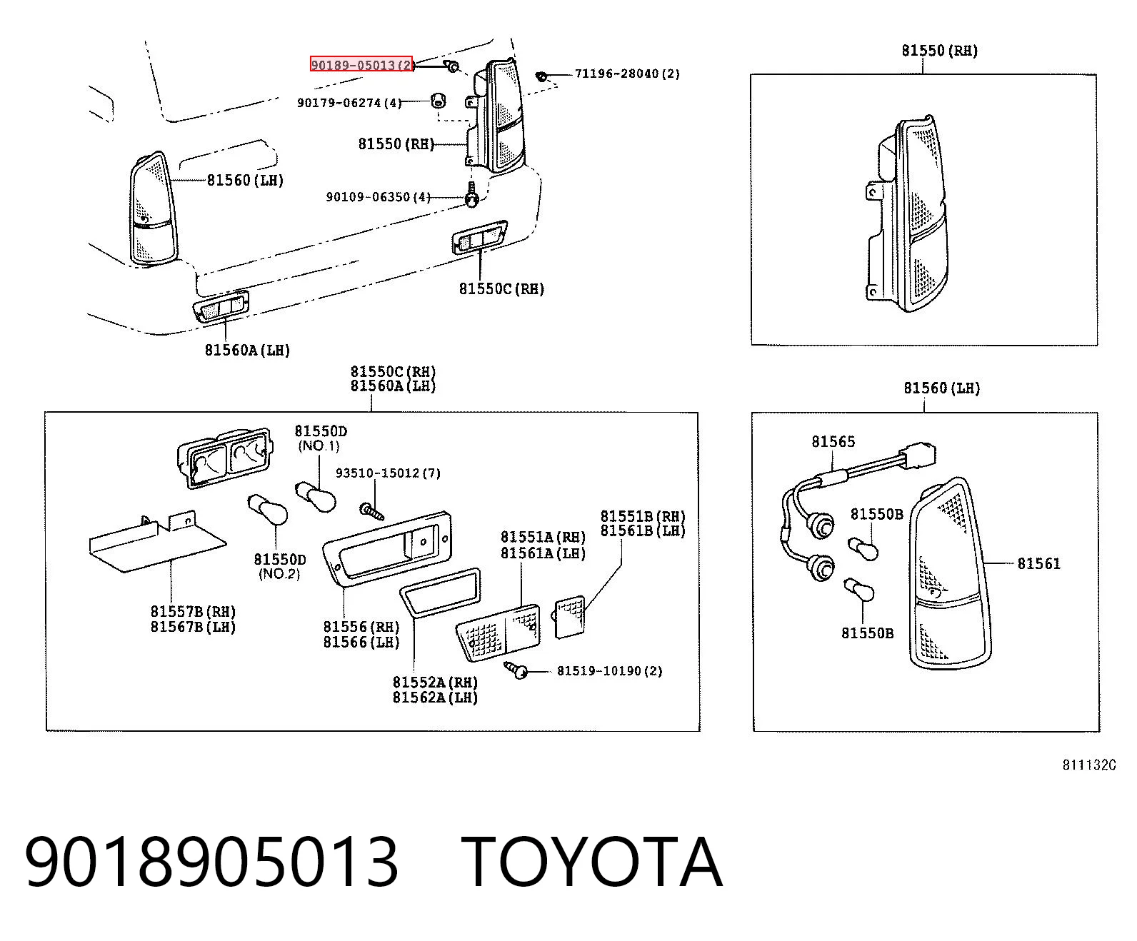 9018905013 Toyota 