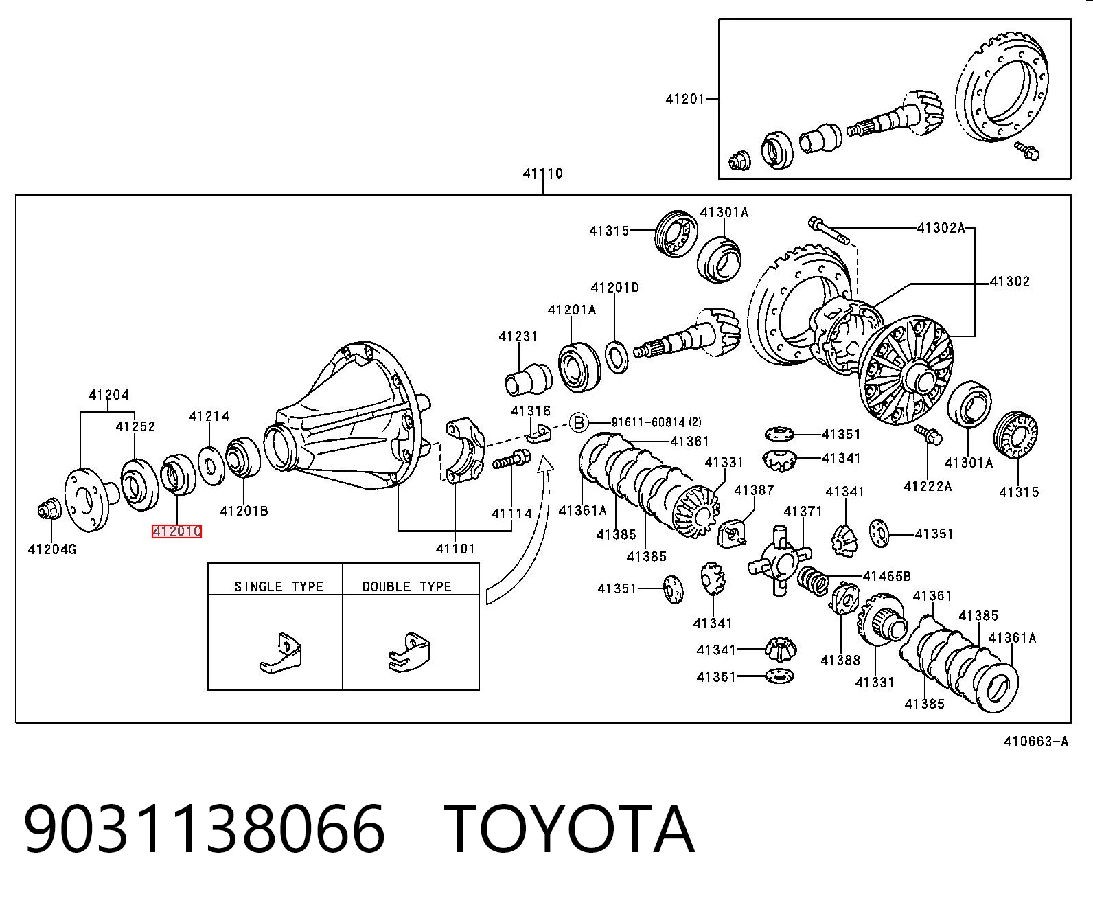 Купити T1360 Musashi Сальник хвостовика редуктора переднього моста