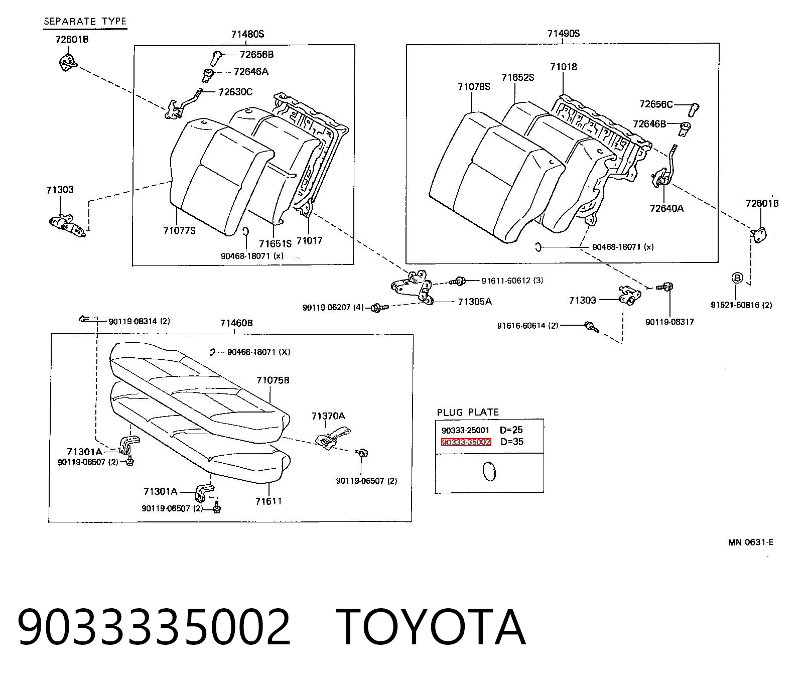 9033335002 Toyota