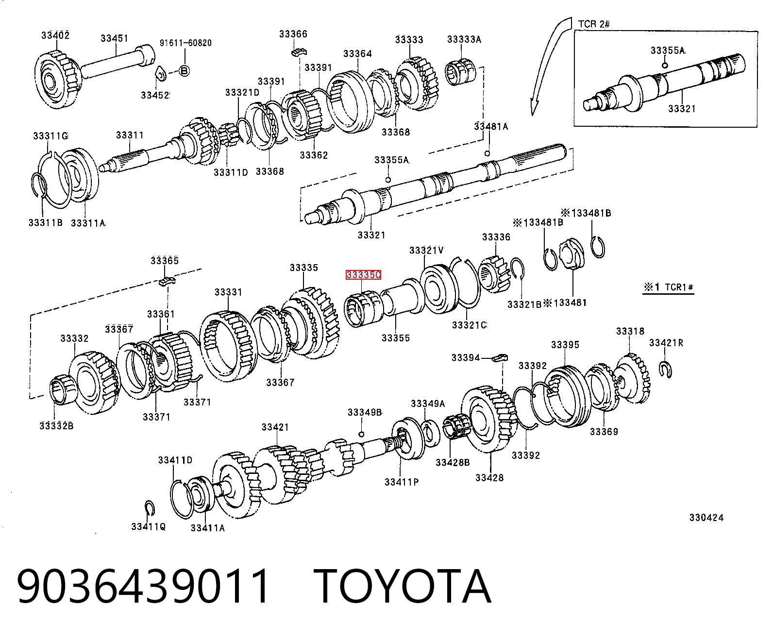 9036439011 Toyota