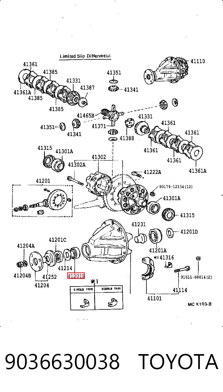 Підшипник проміжного вала КПП Honda 8944720990