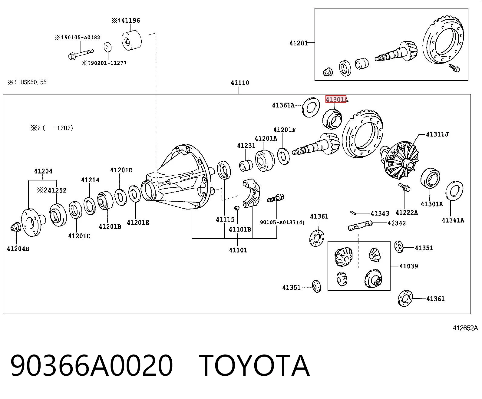 90366A0020 Toyota