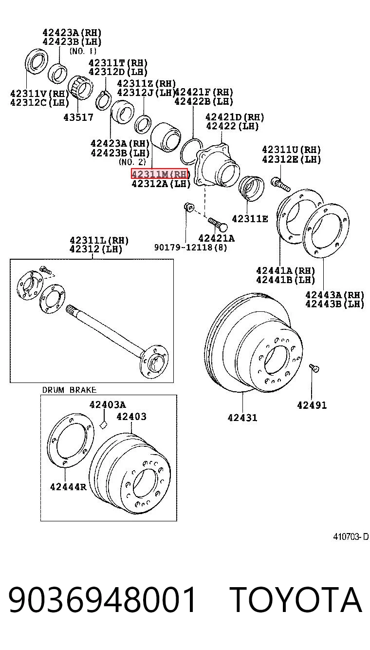 DAC4889W1CS16 Maxpart Підшипник півосі заднього моста