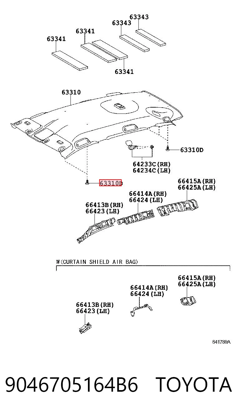 9046705164B6 Toyota 