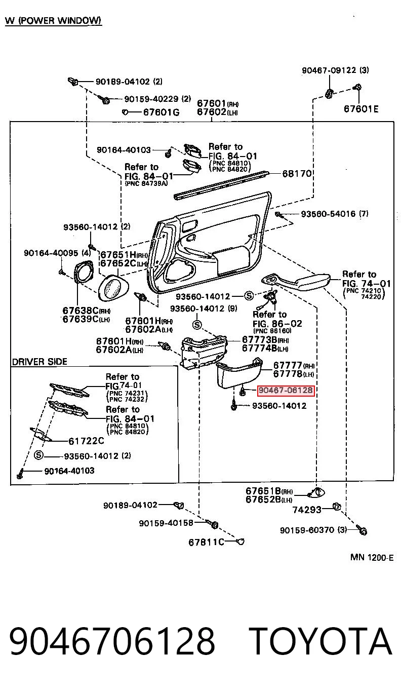 9046706128 Toyota 