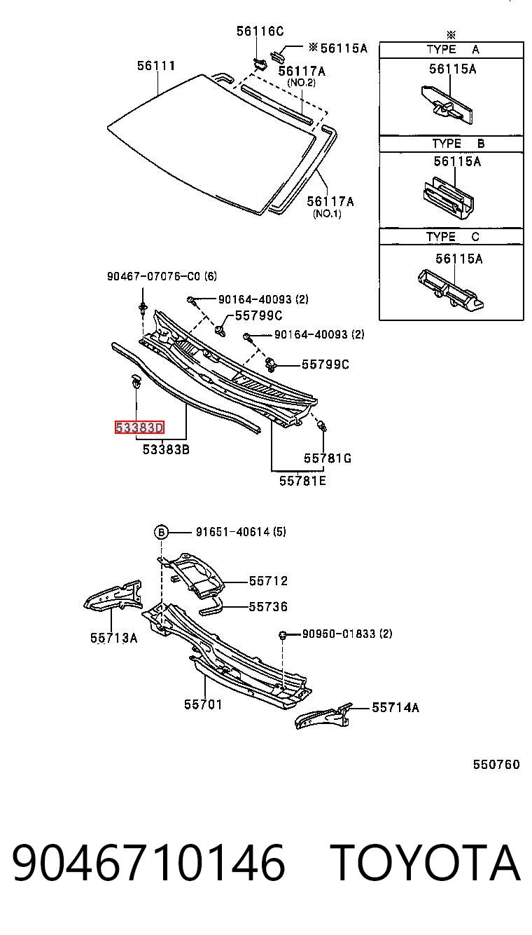 9046710146 Toyota 