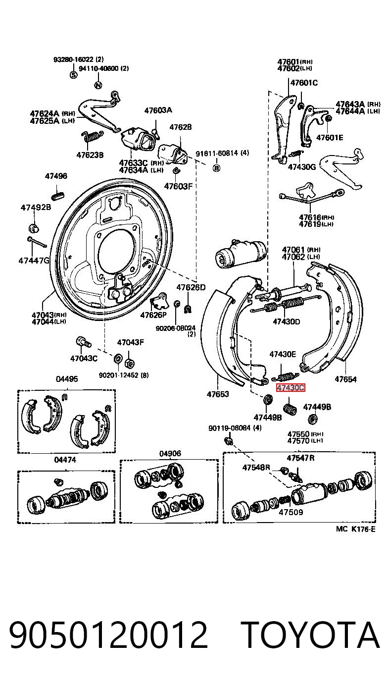 9050120012 Toyota