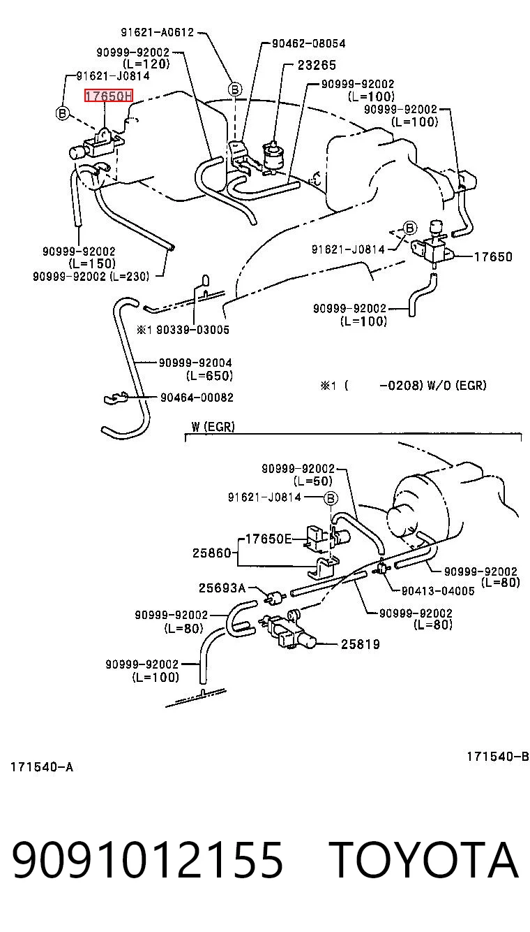 9091012155 Toyota 