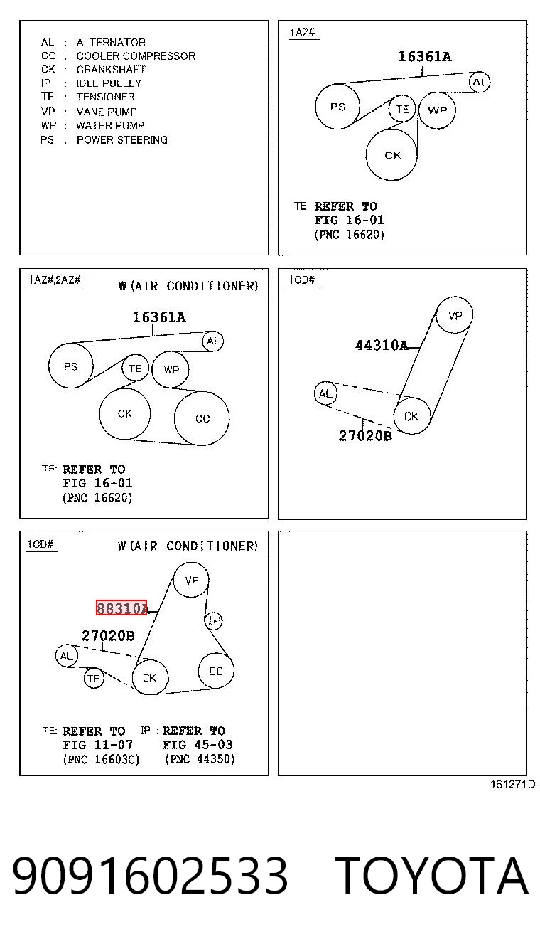 9091602533 Toyota