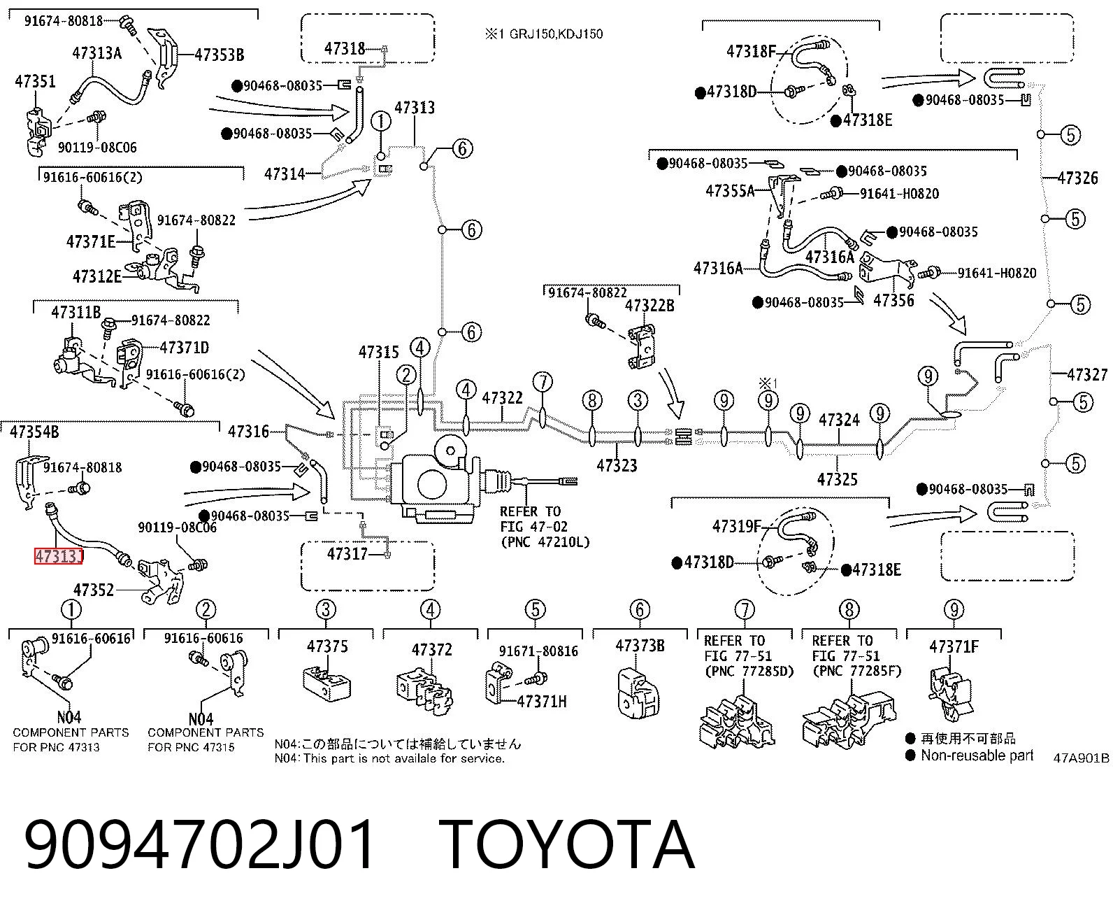 9094702J01 Toyota 