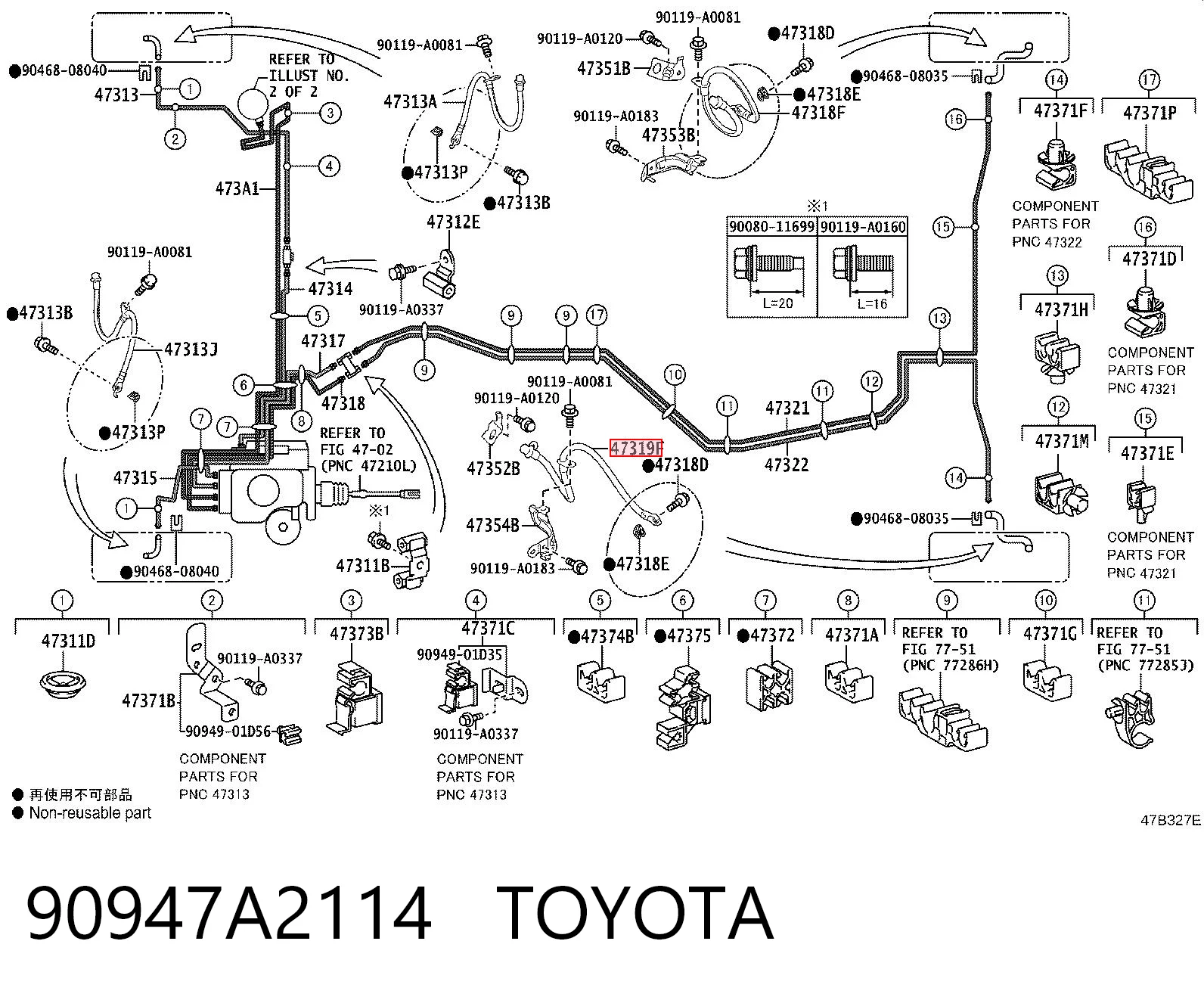 90947A2114 Toyota 