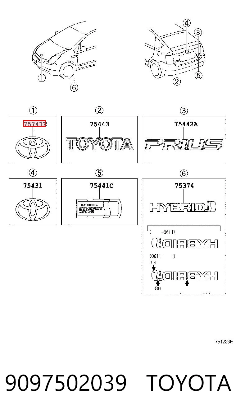 9097502039 Toyota 