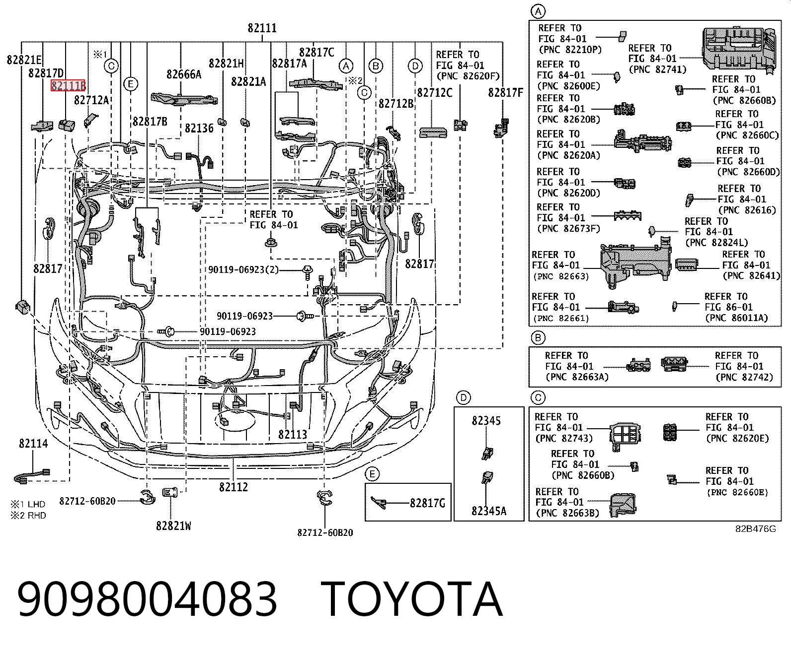9098004083 Toyota 