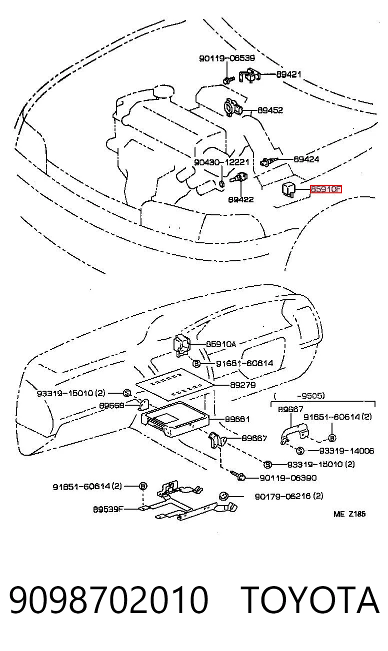Купити Реле вентилятора Lexus RX 270/350/450H AGL10, GGL15, GYL15