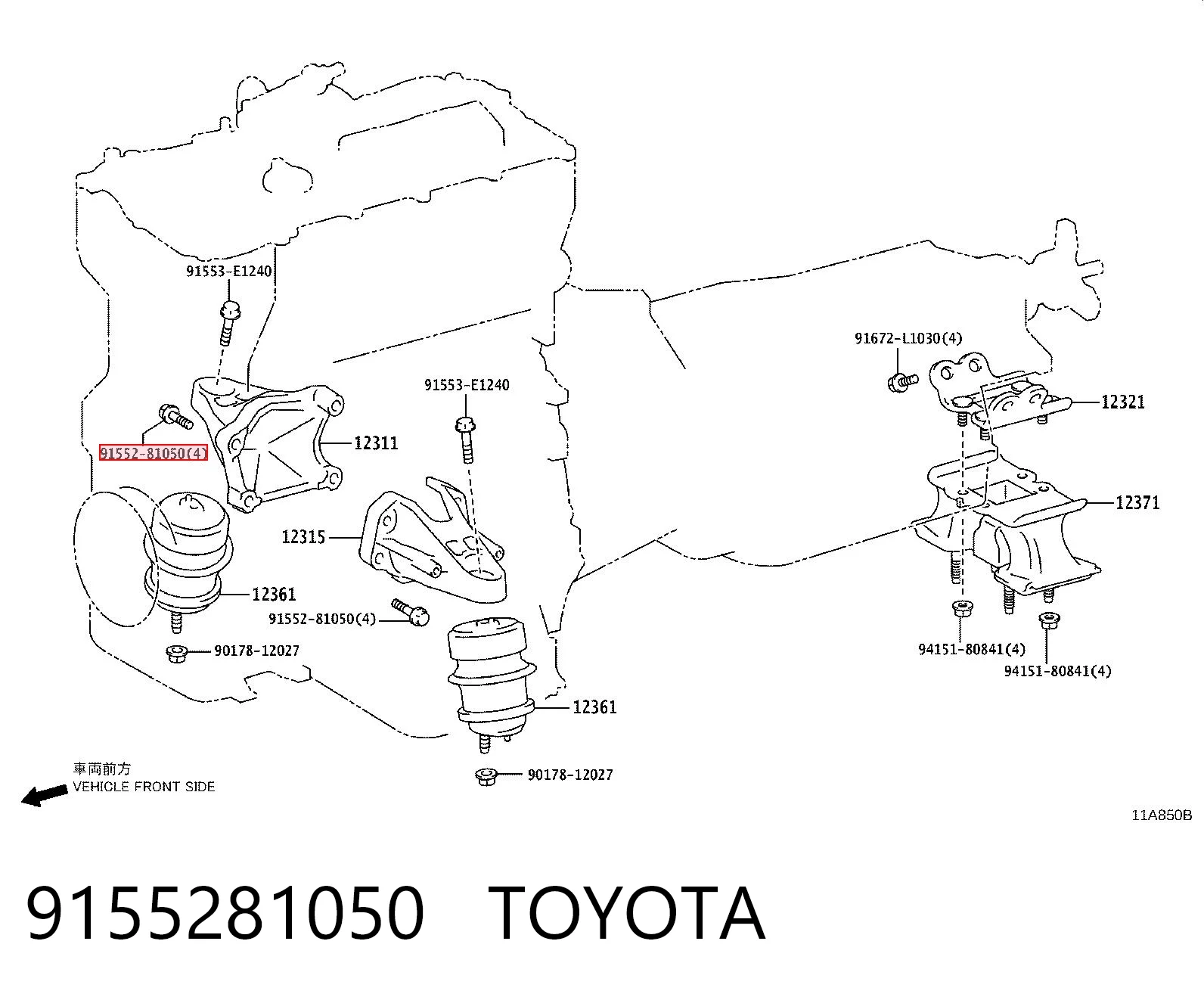 9155281050 Toyota