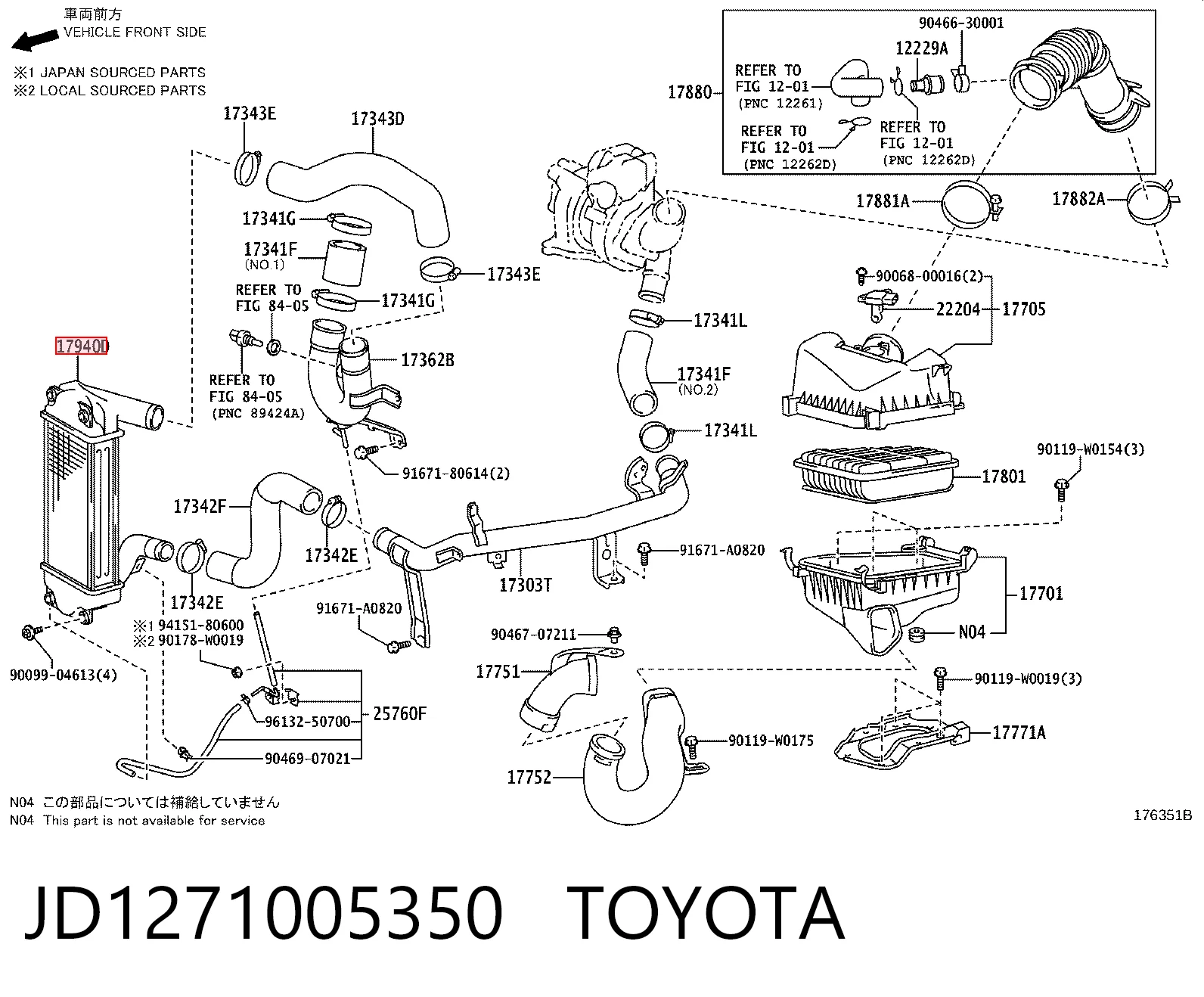  Інтеркулер Toyota Auris 