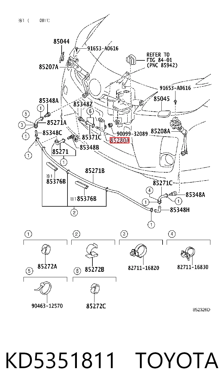 STKD5351811 SAT Насос омивача фар