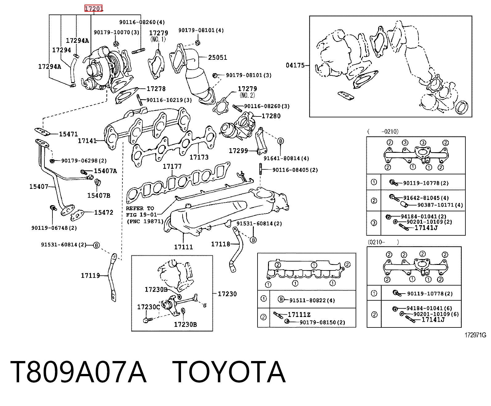 Купити Турбіна Toyota Hilux  N