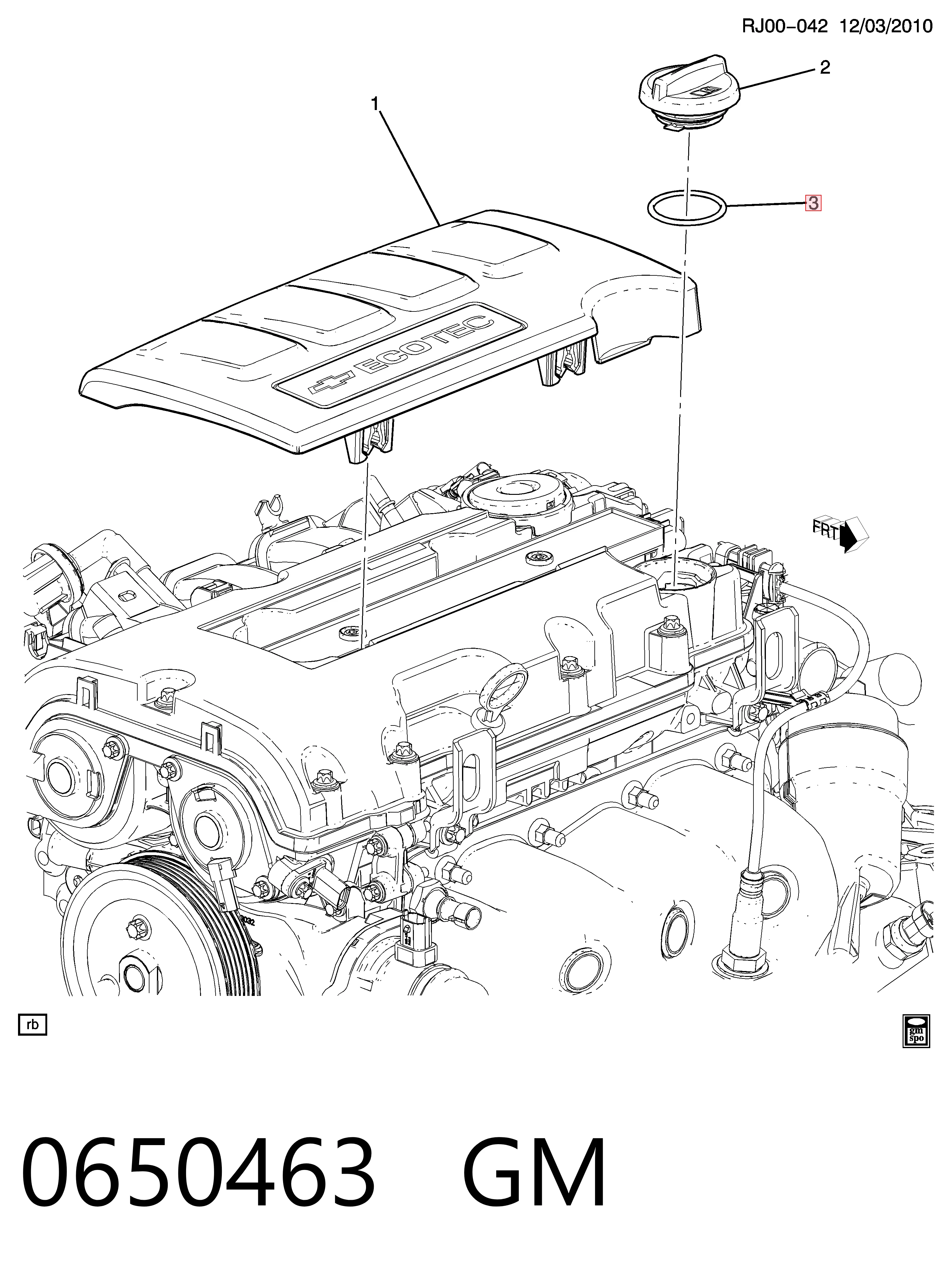 55582541 Peugeot/Citroen Прокладка кришки горловини, маслозаливної