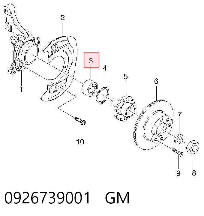 Підшипник ступиці FT314830WC Fitshi