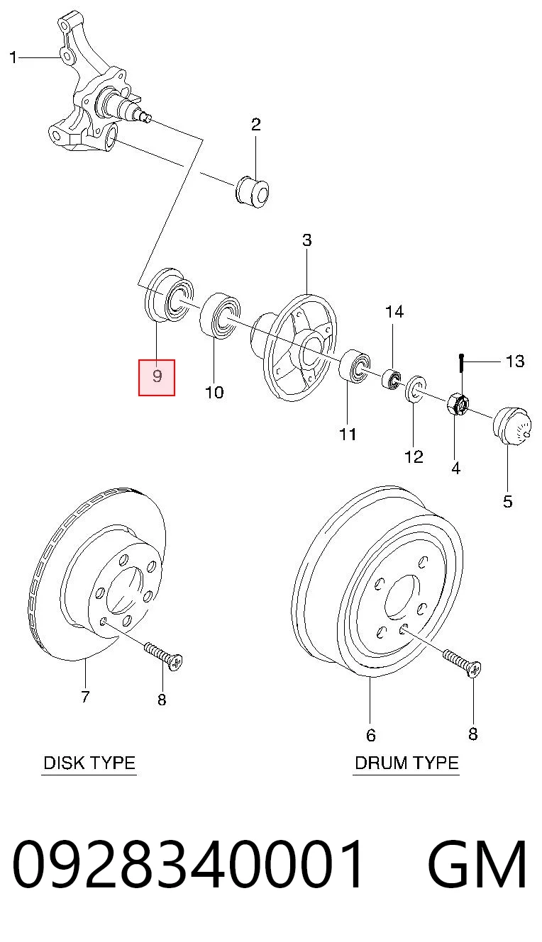 P94535474 Parts-Mall Сальник задньої маточини