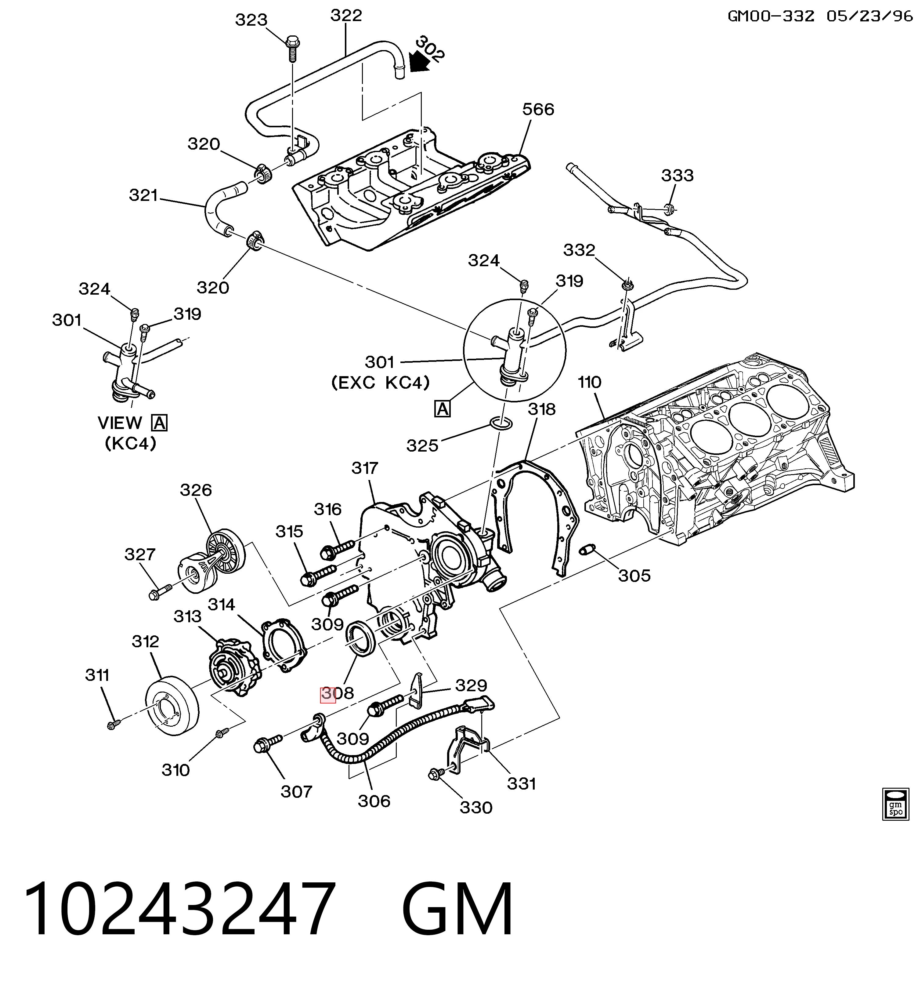 Сальник коленвала двигуна, передній Opel 10128316 ціна, від 14.75 USD