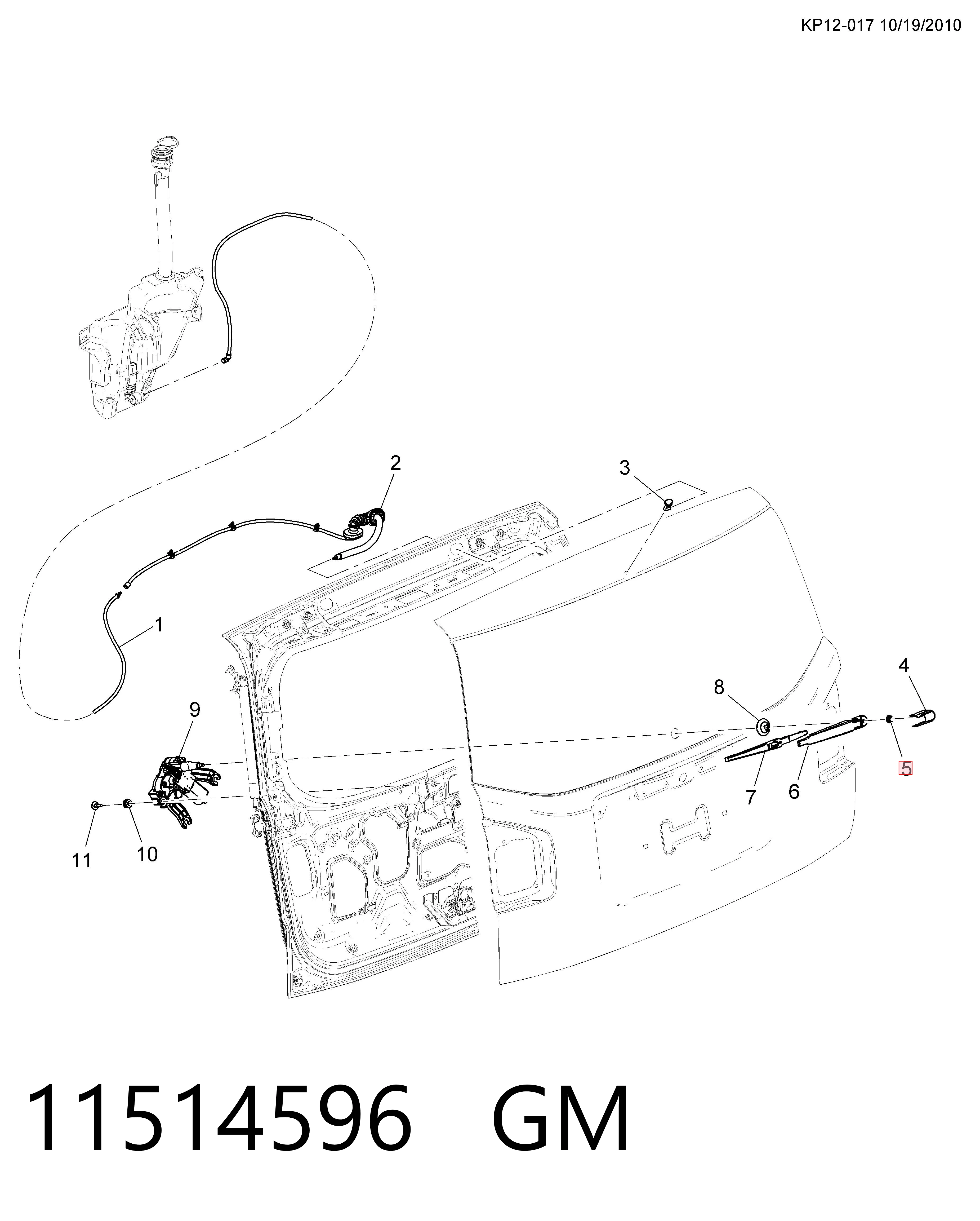Болт / гайка кріплення Britpart ESR2033
