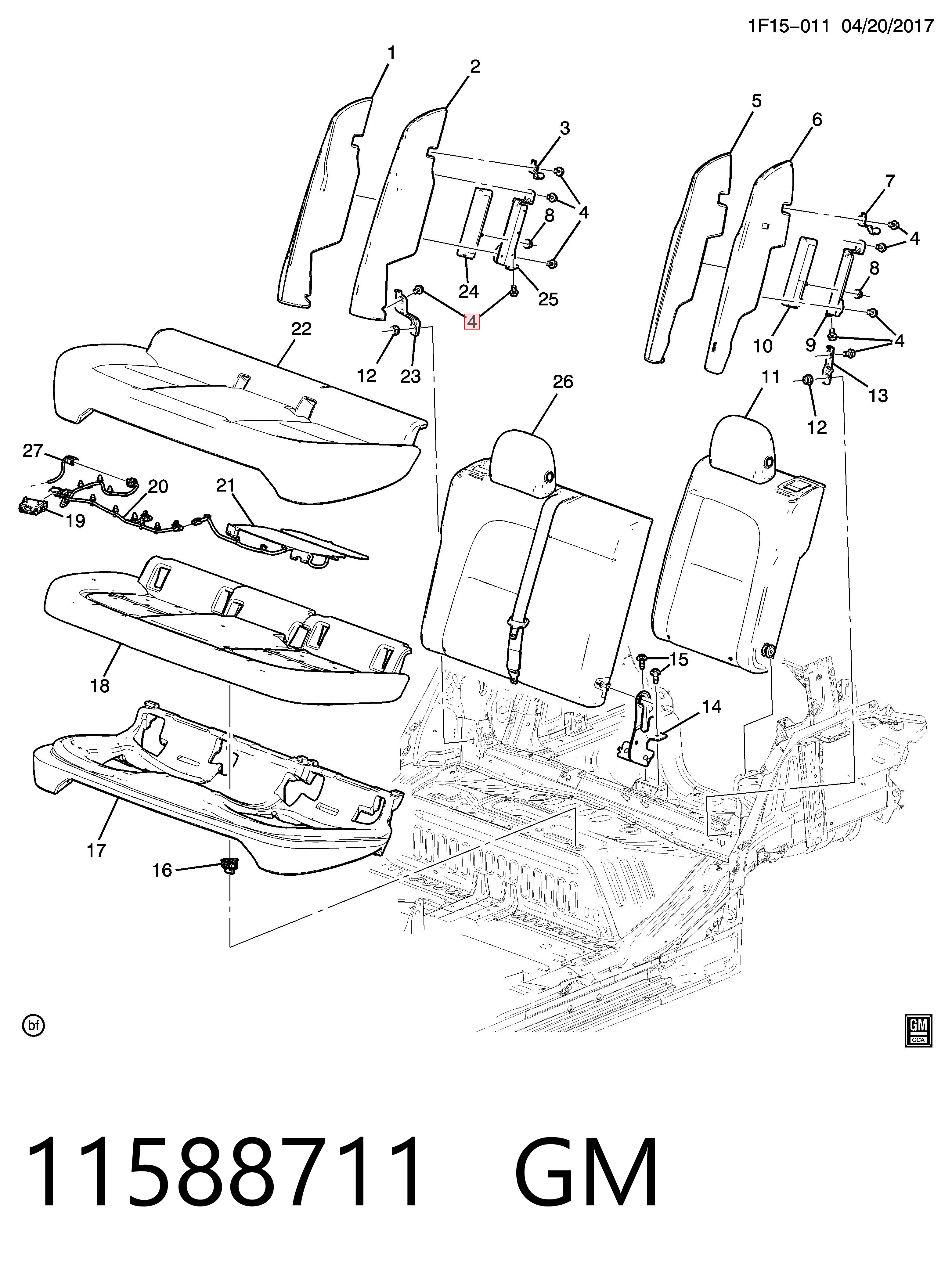11588711 Peugeot/Citroen Болт