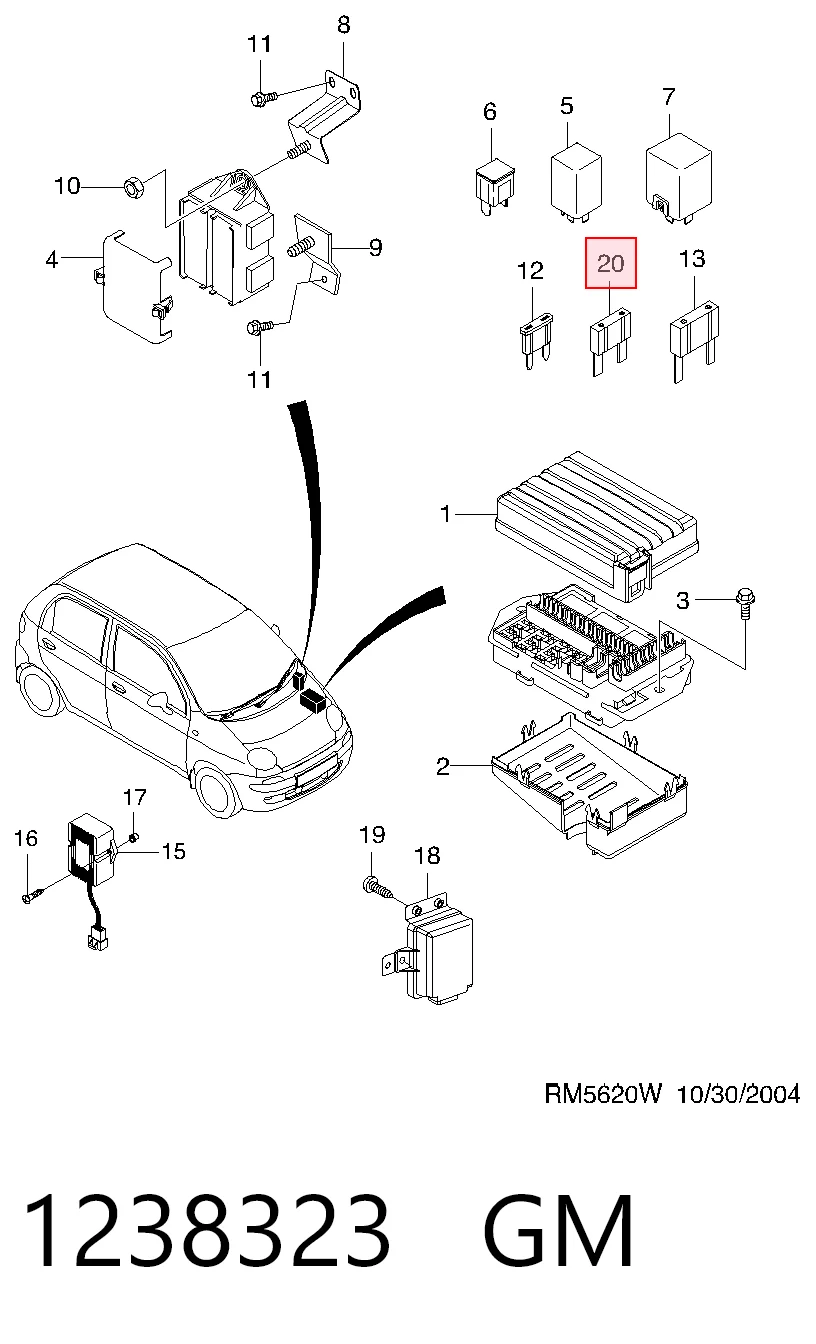 Запобіжник 0657561 DAF