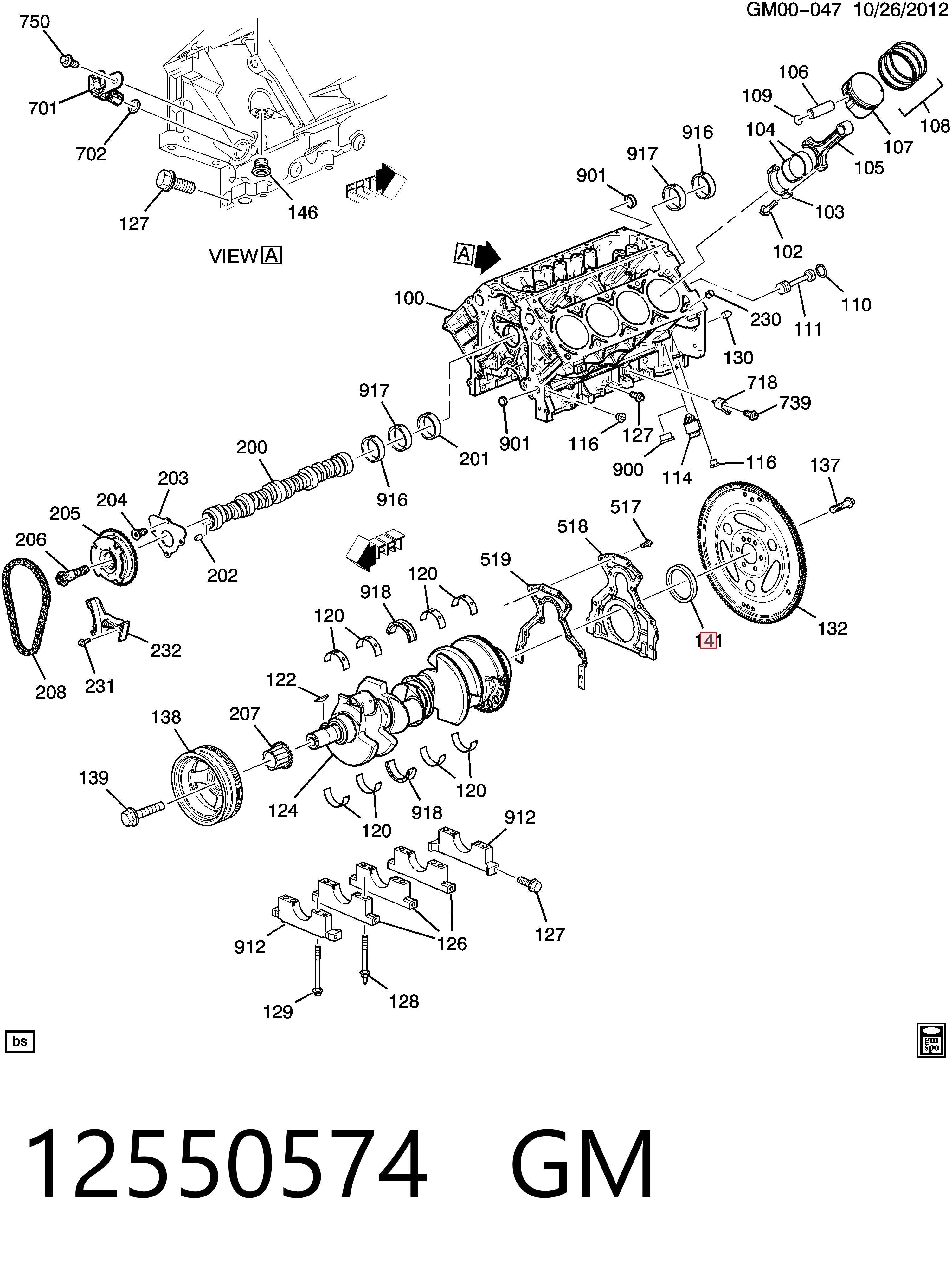Сальник колінвала двигуна, задній Opel 89060436 ціна, від 26.33 USD