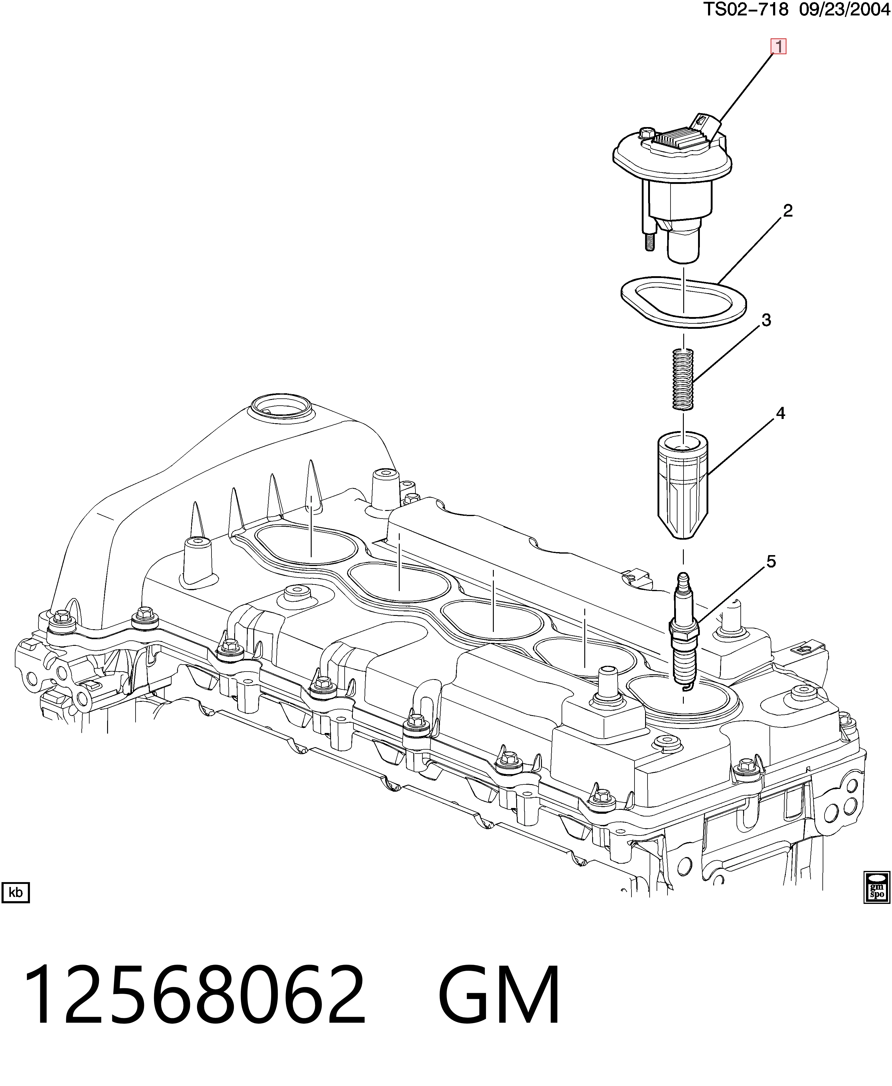 Котушка запалювання 19418994 Opel