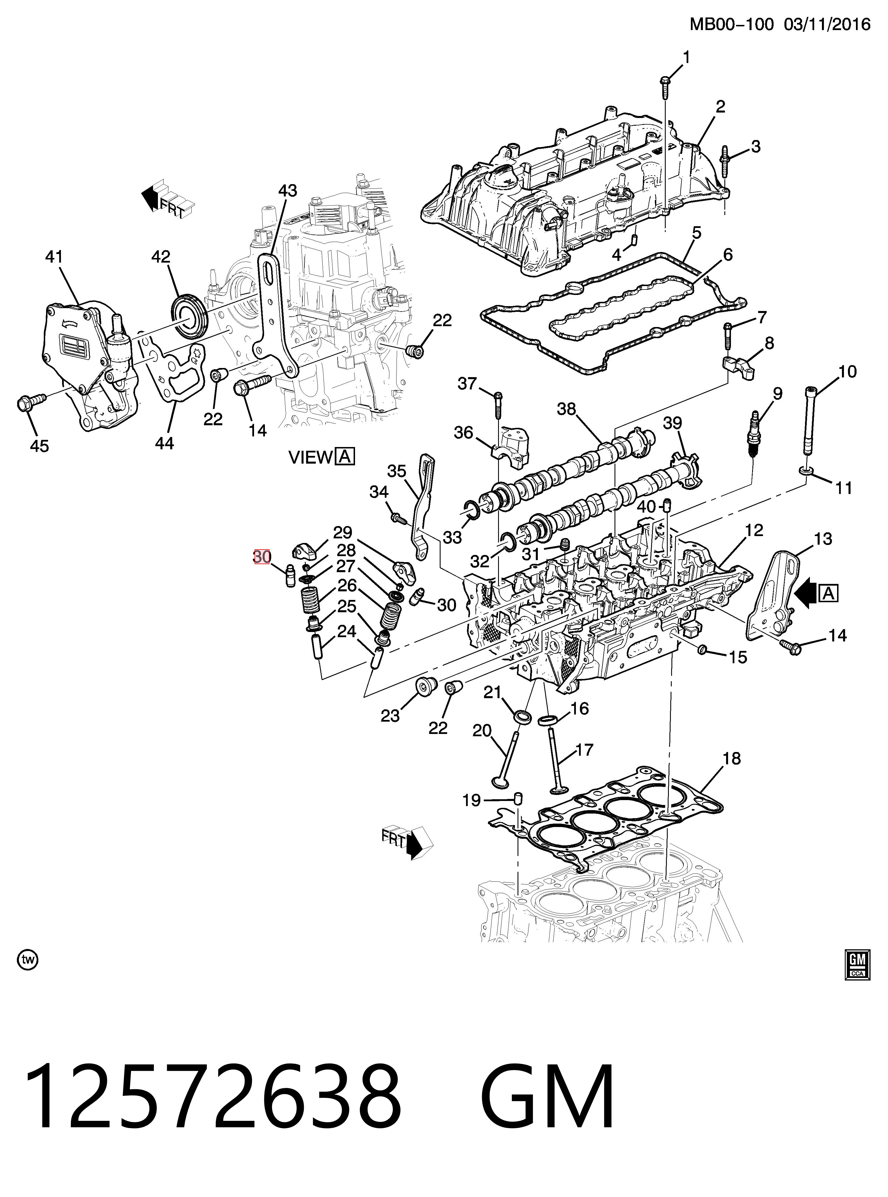 12572638 General Motors Гідрокомпенсатор